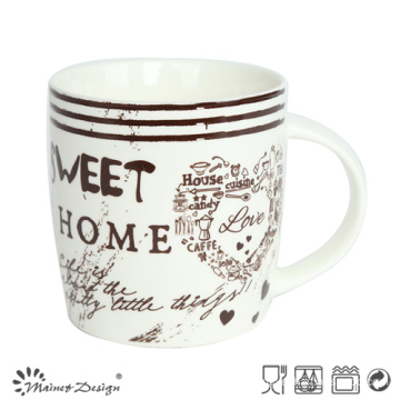 12oz Ceramic Mug with English Words